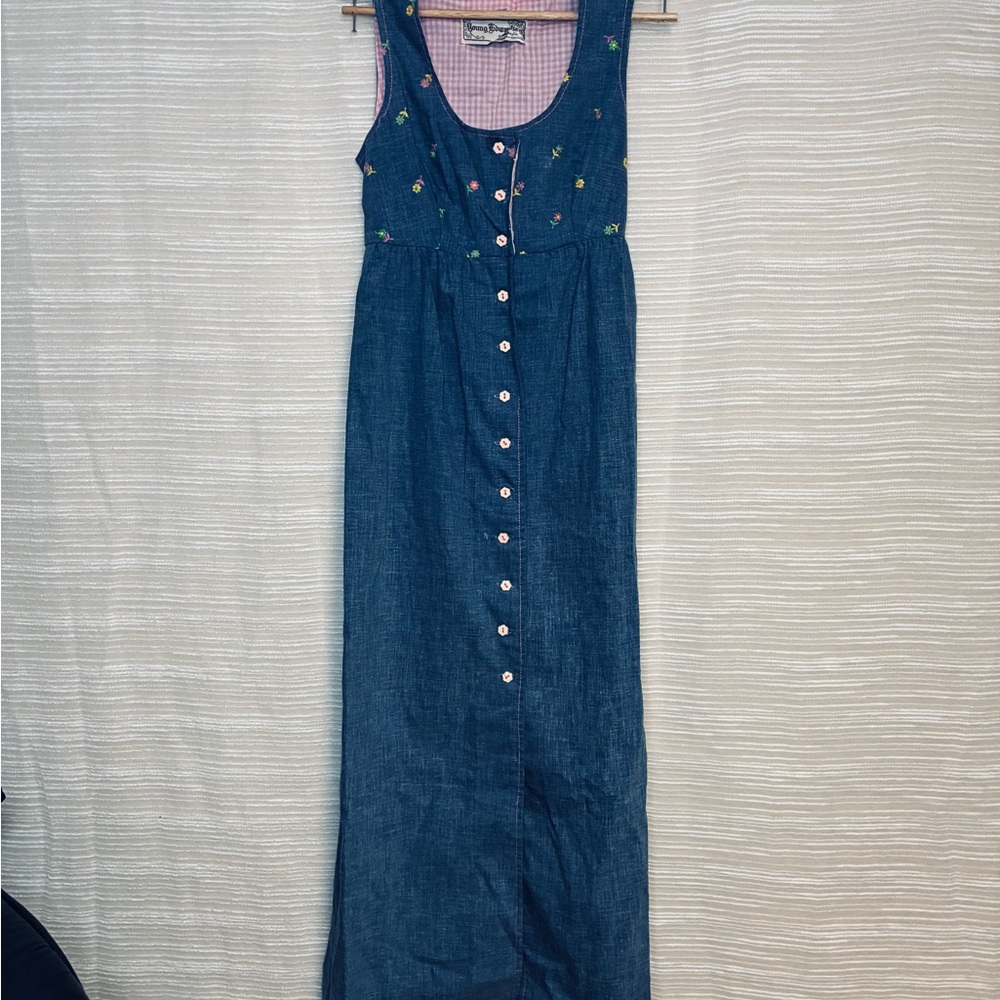 Rare Vintage 1960s/70s Young Edwardian By Arpeja Prairie Cottage Core Boho Gunne